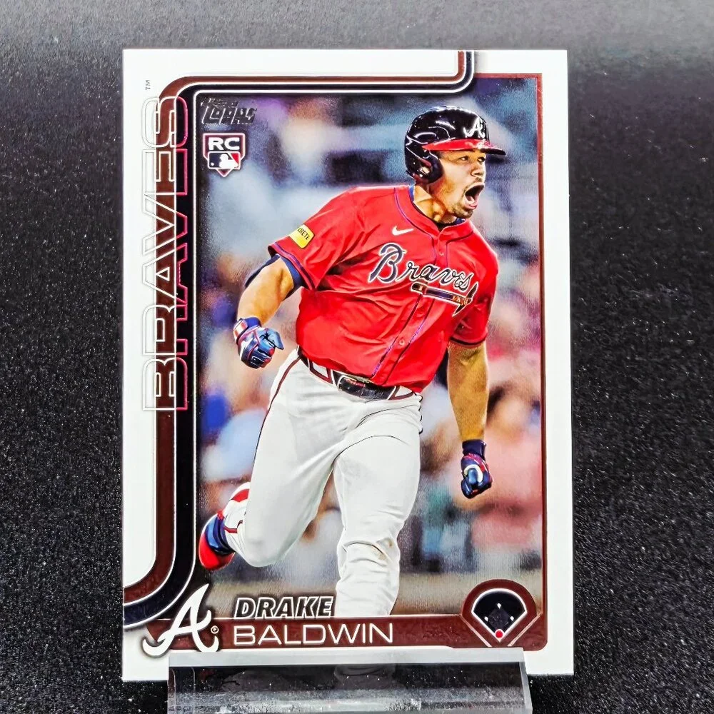 2025 Drake Baldwin Rainbow RC's Atlanta Braves Top Prospect - Picture 2 of 9